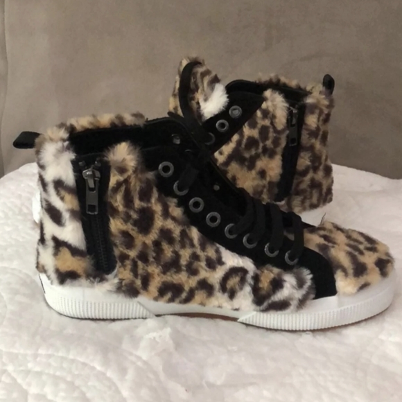 🆕🌿SUPERGA LEOPARD HIGH TOPS🌿 - Picture 5 of 9